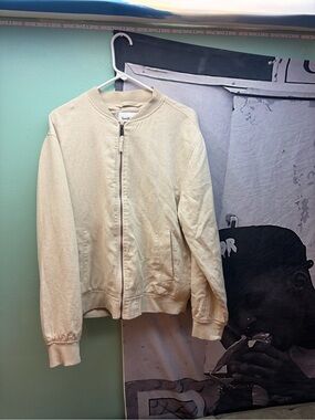Goodfellow & Co Beige Bomber Cardigan Jacket